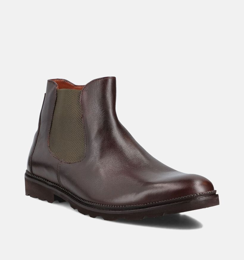 Ambiorix Poggio Bottines Chelsea en Marron pour hommes (365006) - pour semelles orthopédiques