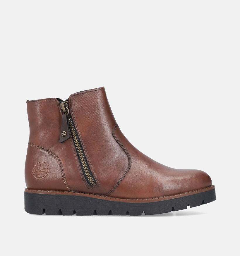 Rieker Cognac Enkellaarzen voor dames (347409)