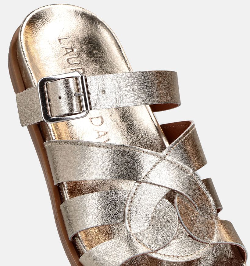 Laurent David Gouden Slippers voor dames (373554)