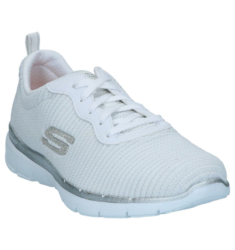 Skechers Flex Appeal 3.0 Baskets en Blanc en textile (273387)