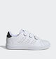 adidas Advantage Base 2.0 Witte Sneakers voor meisjes, jongens (361517)