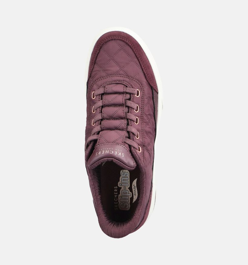 Skechers Arch Fit Arcade Slip-ons en Bordeaux pour femmes (375616) - pour semelles orthop&eacute;diques