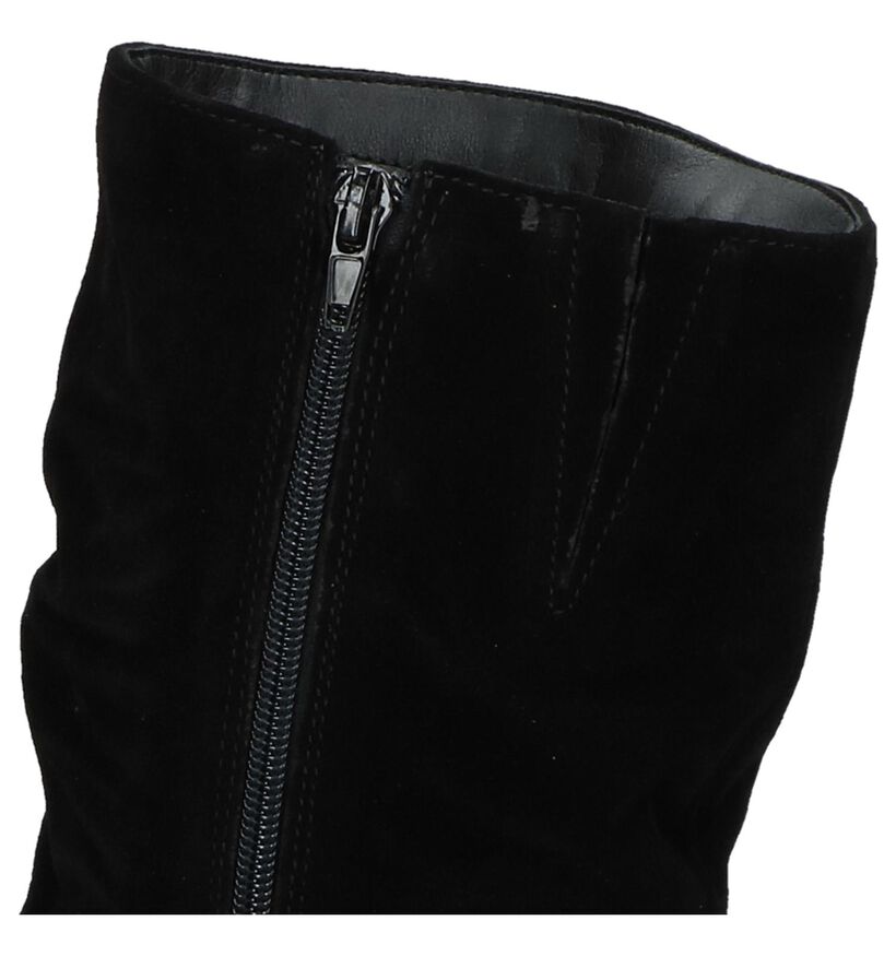 Zwarte Lange Laarzen Tamaris TOUCH it in daim (247338)