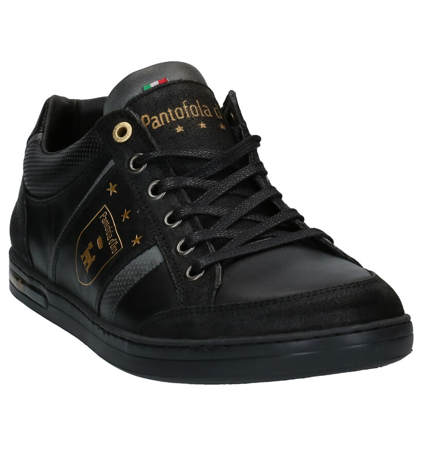 Pantofola d'Oro Mondovi Low Chaussures à lacets en Gris en cuir (286479)