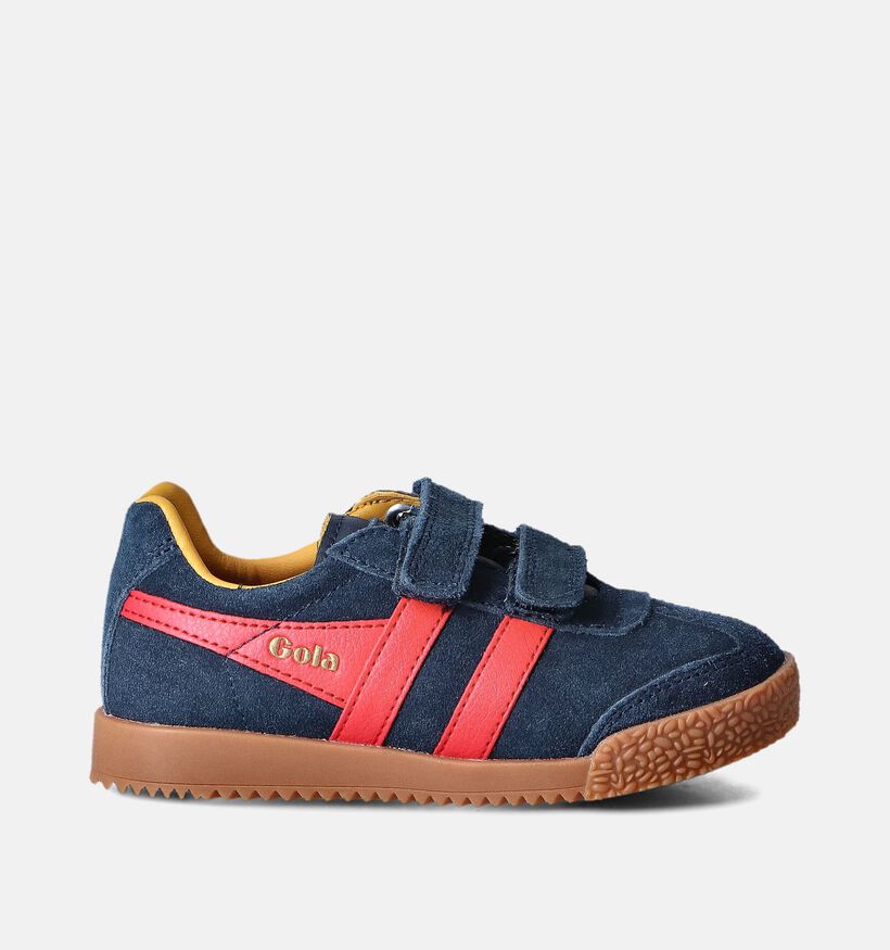Gola Harrier Strap Blauwe Velcroschoenen voor jongens, meisjes (362406)