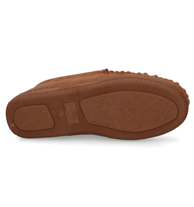 Warmbat Grizzly Pantoufles en Cognac pour hommes (314422)