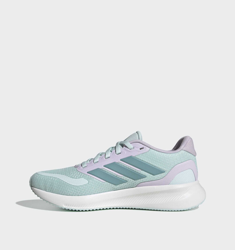 adidas Runfalcon 5 Baskets sportives en Bleu pour filles (366847) - pour semelles orthop&eacute;diques