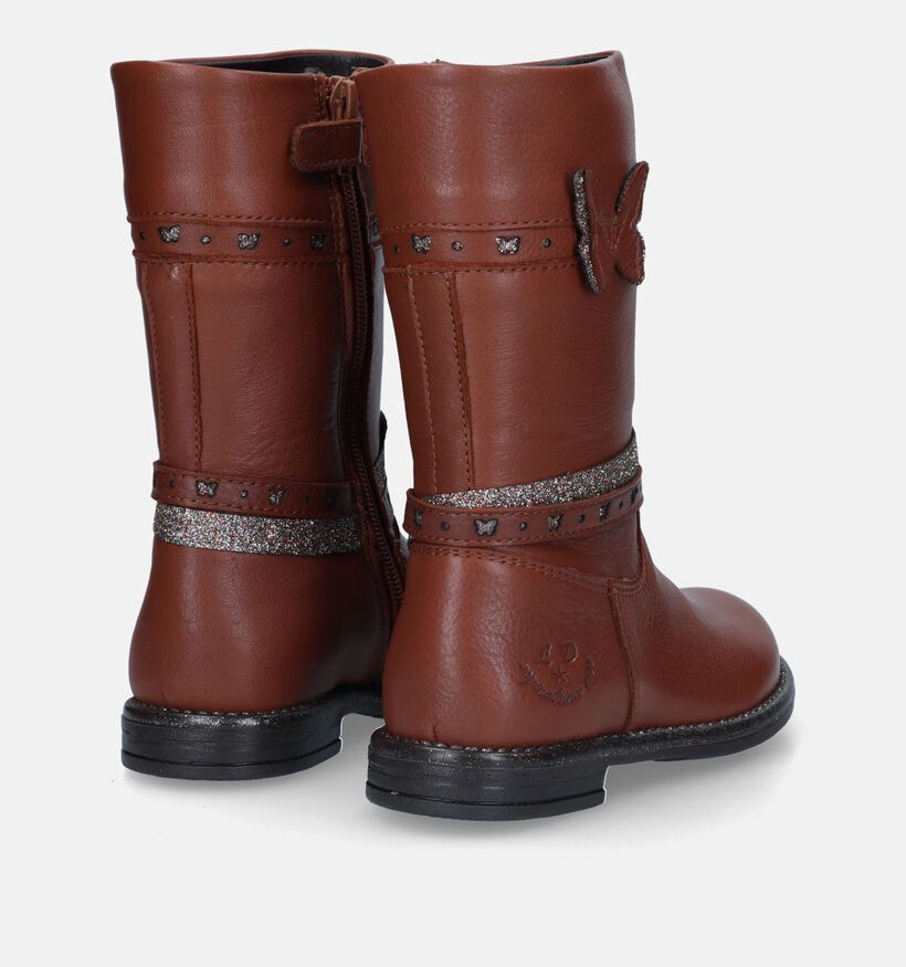 Little David Djolie Bottes en Cognac pour filles (332007) - pour semelles orthopédiques