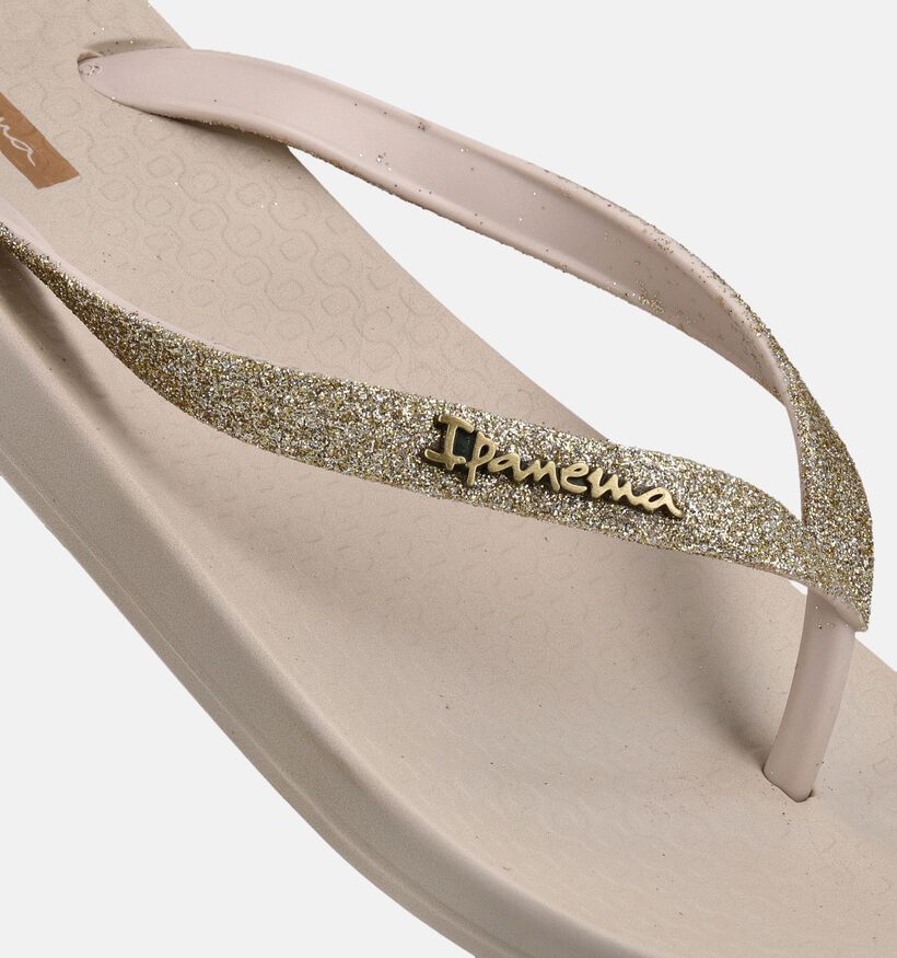 Ipanema Anatomic Lolita Tongs en Beige/Or pour femmes (372995)