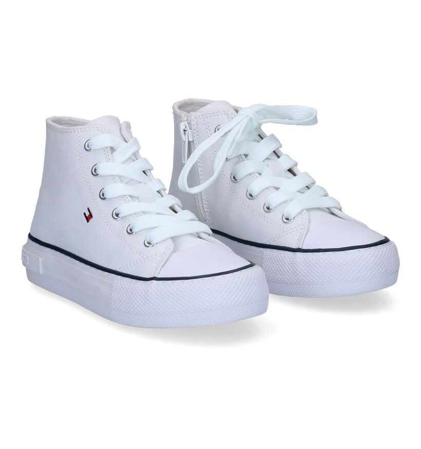 Tommy Hilfiger Chaussures hautes en Blanc pour filles, garçons (303897)