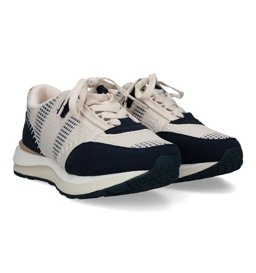 Tamaris Baskets casual en Écru pour femmes (320530) - pour semelles orthopédiques