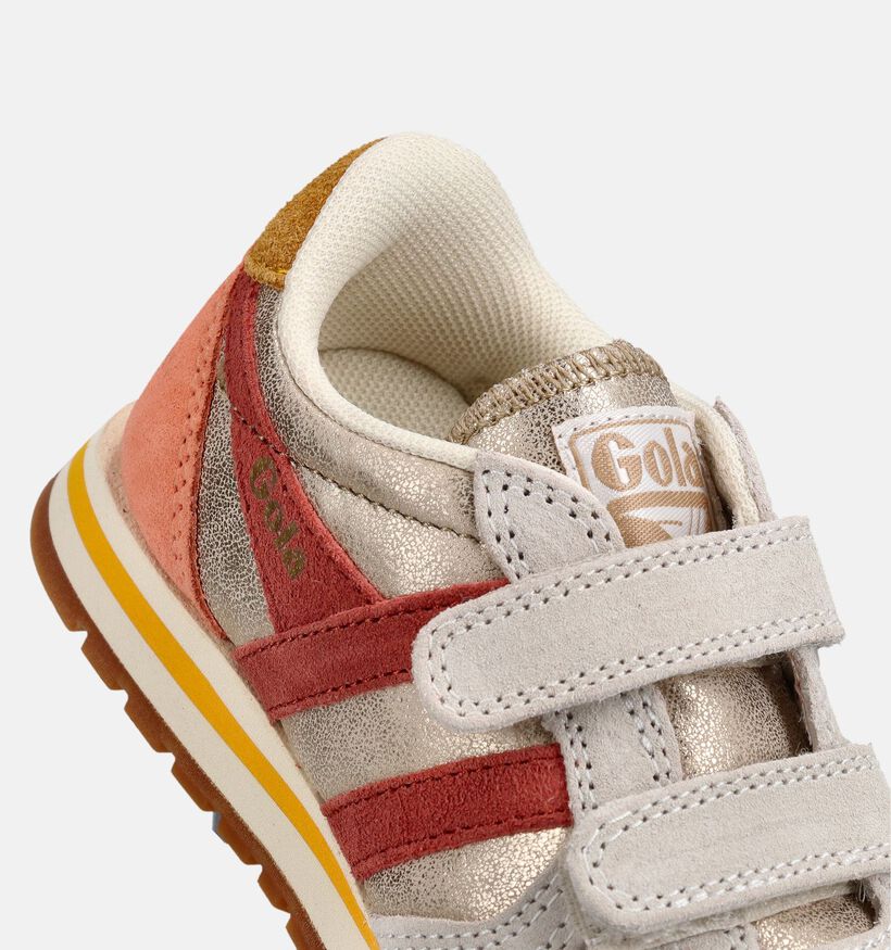 Gola Daytona  Baskets basses en Or pour filles (368592) - pour semelles orthop&eacute;diques