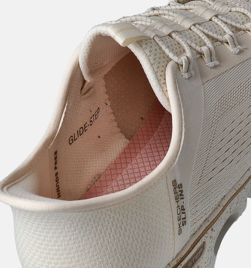 Skechers Glide Step Gratify Space Beige Sneakers voor dames (352281)