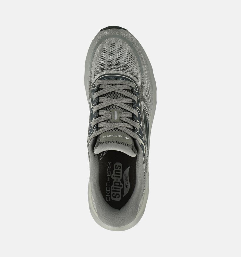 Skechers Go Run Glide-Step Kakigroene Schoenen voor heren (375647) - geschikt voor steunzolen