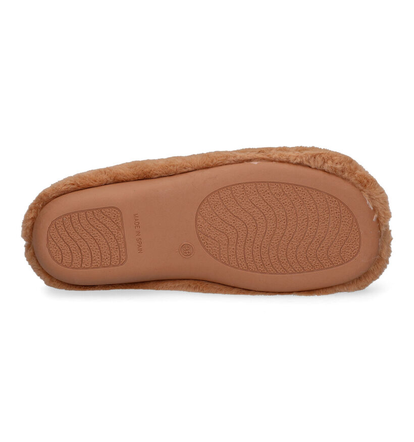 Scapa Pantoufles ouvertes en Taupe pour femmes (317044)