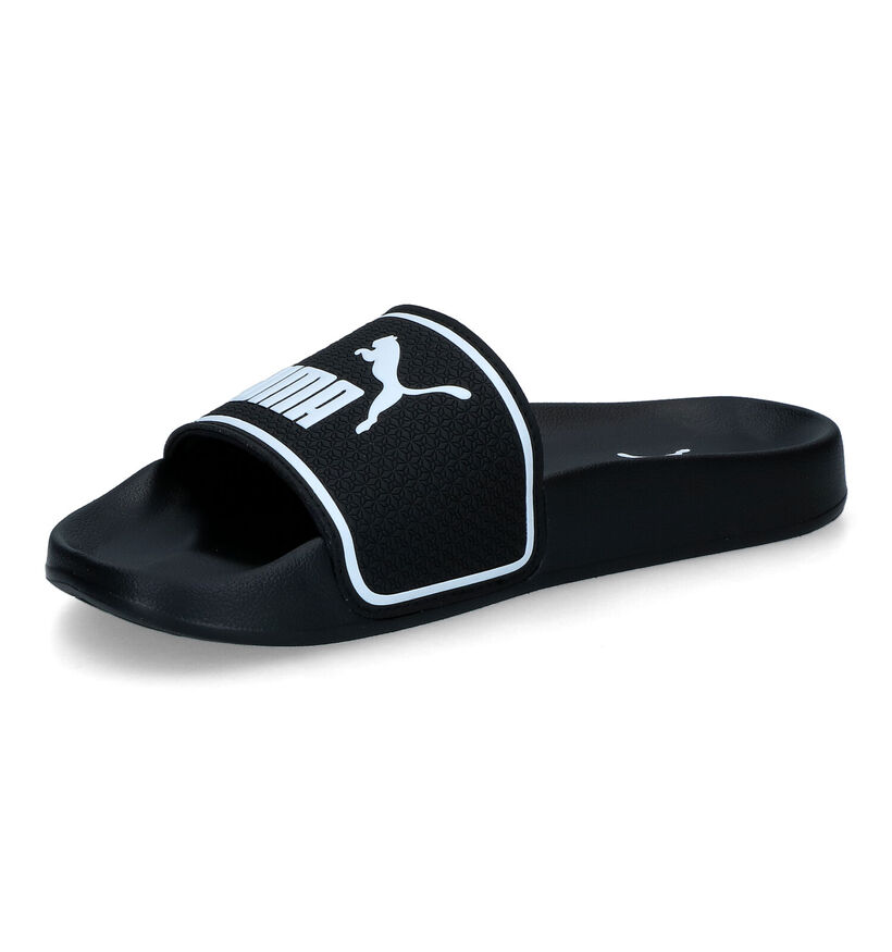 Puma Leadcat 2.0 Zwarte Badslippers voor jongens, meisjes (350398)