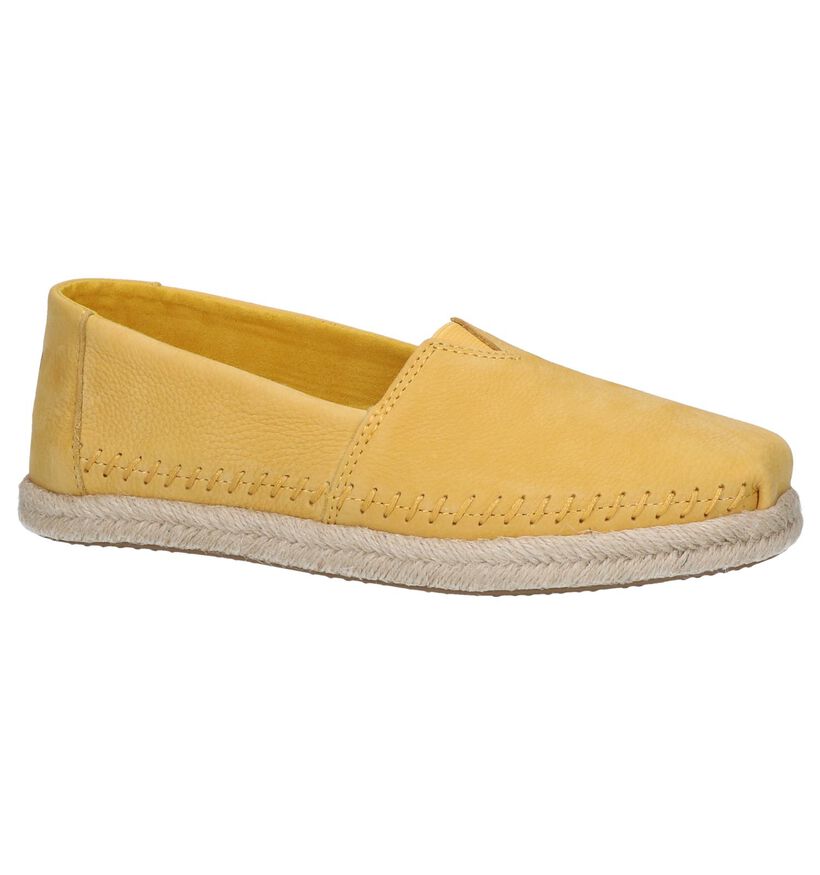 Toms Espadrilles en Jaune en nubuck (242032)