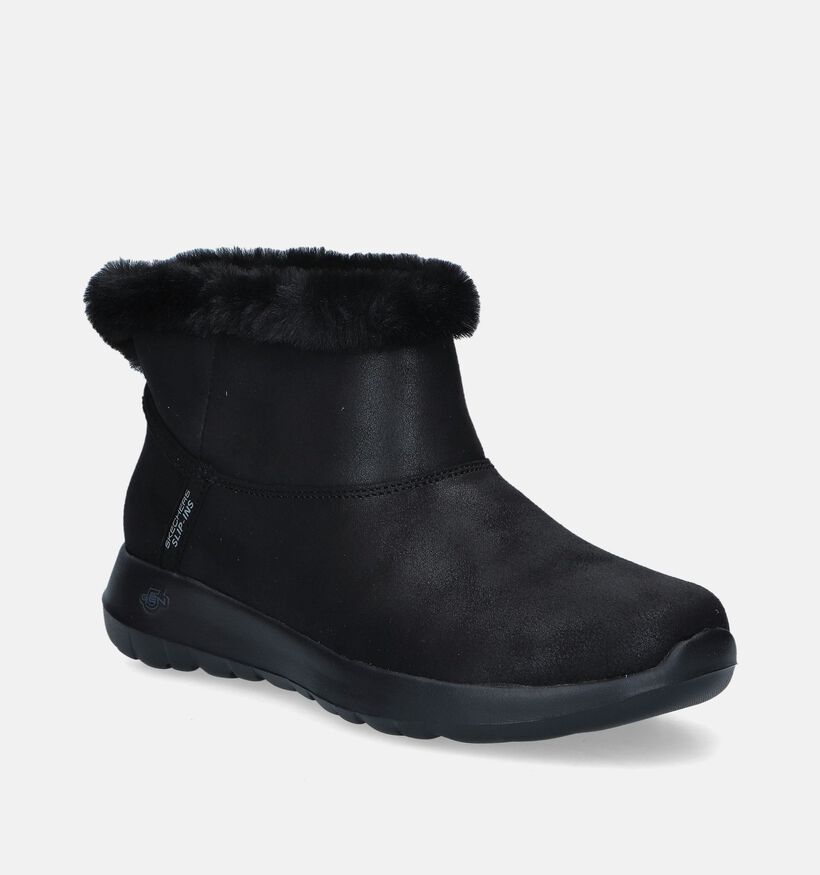 Skechers Slip-ins On-The-Go Joy Cozy Zwarte Boots voor dames (346350)