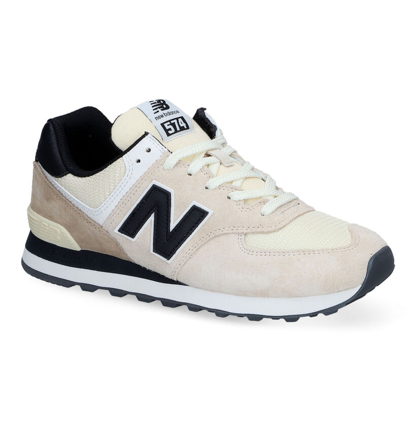 New Balance ML 574 Baskets basses en Gris pour hommes (353357) - pour semelles orthopédiques