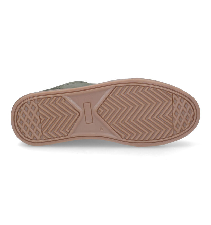 Bullboxer Kaki Veterschoenen in leer (305758)