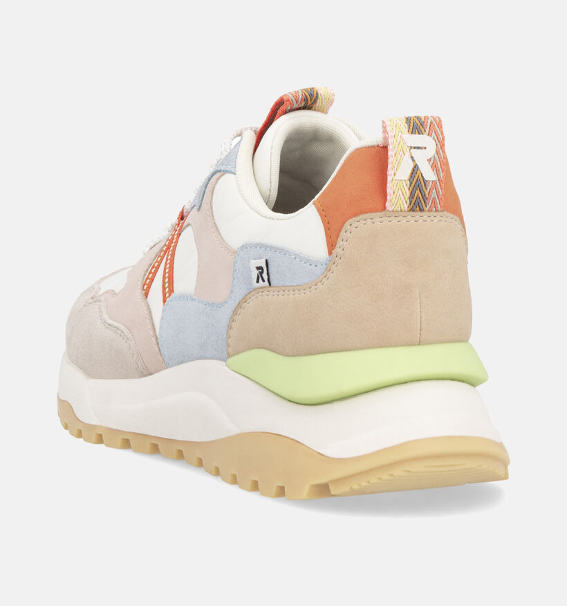Rieker Baskets casual en Beige pour femmes (351238) - pour semelles orthopédiques