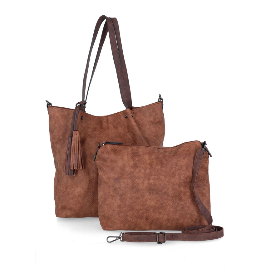 Emily & Noah Surprise Kaki Shopper Tas voor dames (314799)