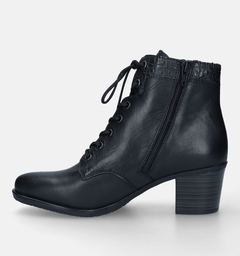 Rieker Bottines avec lacets en Noir pour femmes (328427)