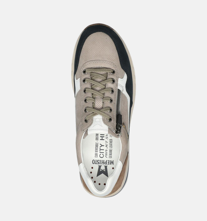 Mephisto Bradley Blauwe Veterschoenen voor heren (354522) - geschikt voor steunzolen