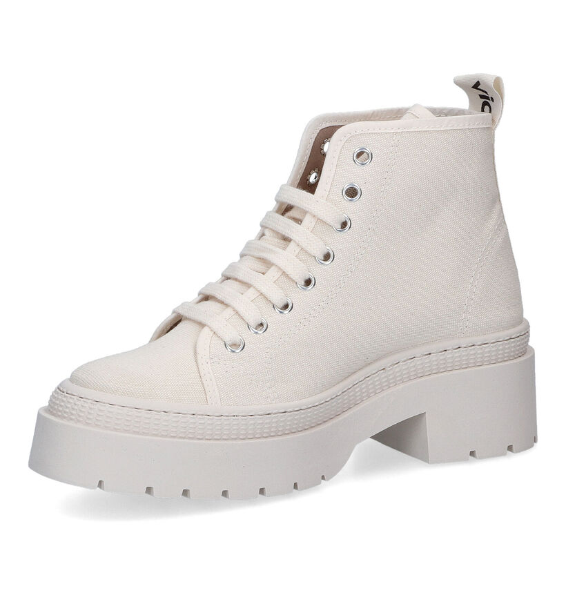 Victoria Ecru Hoge Sneakers voor dames (305335)