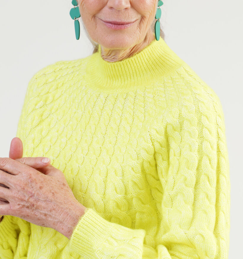 Vila Oya Pull en Jaune pour femmes (334180)