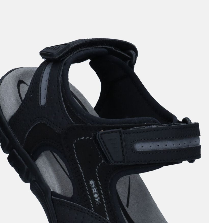 Geox Uomo Strada Sandales en Noir pour hommes (335687)