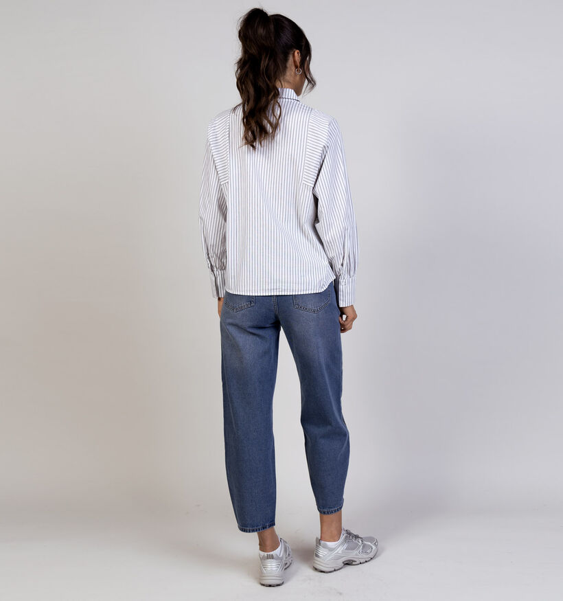 comma casual identity Witte Hemd Gestreept voor dames (366512)