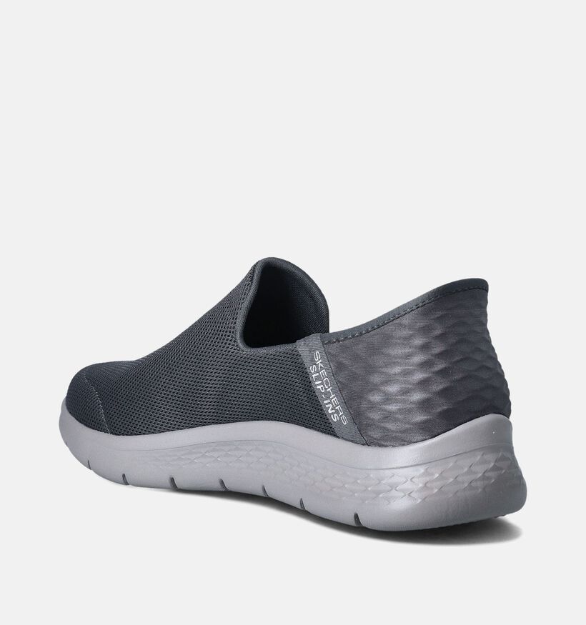 Skechers Go Walk Flex Grijze Slip-ins voor heren (354765)