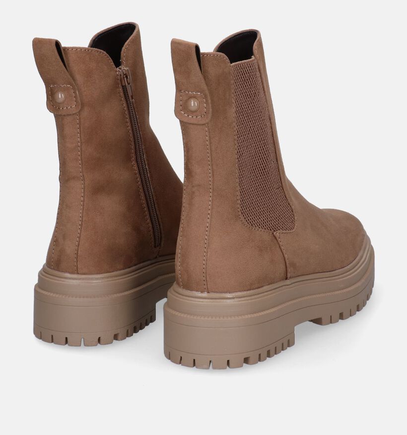 Signatur Bottines Chelsea en Marron pour femmes (296060)