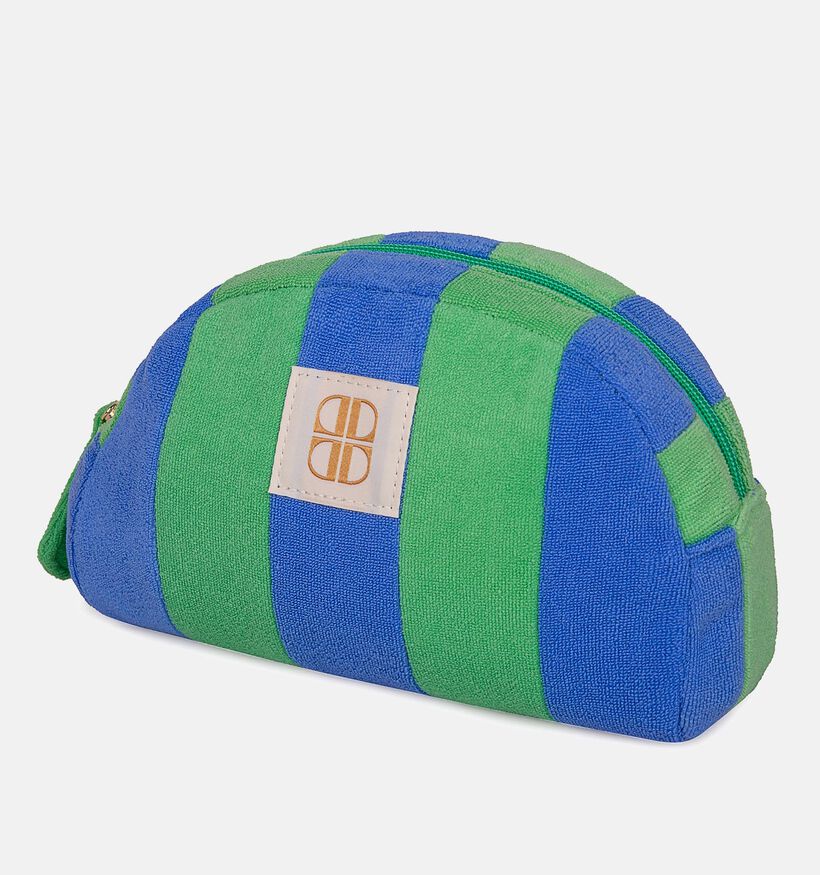 Laurent David Blauwe/Groene Toilettas Gestreept voor dames (374067)