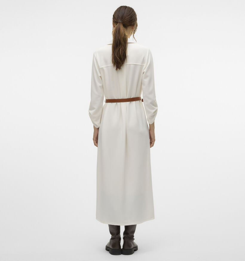 Vero Moda Becca Witte Lange jurk voor dames (353174)
