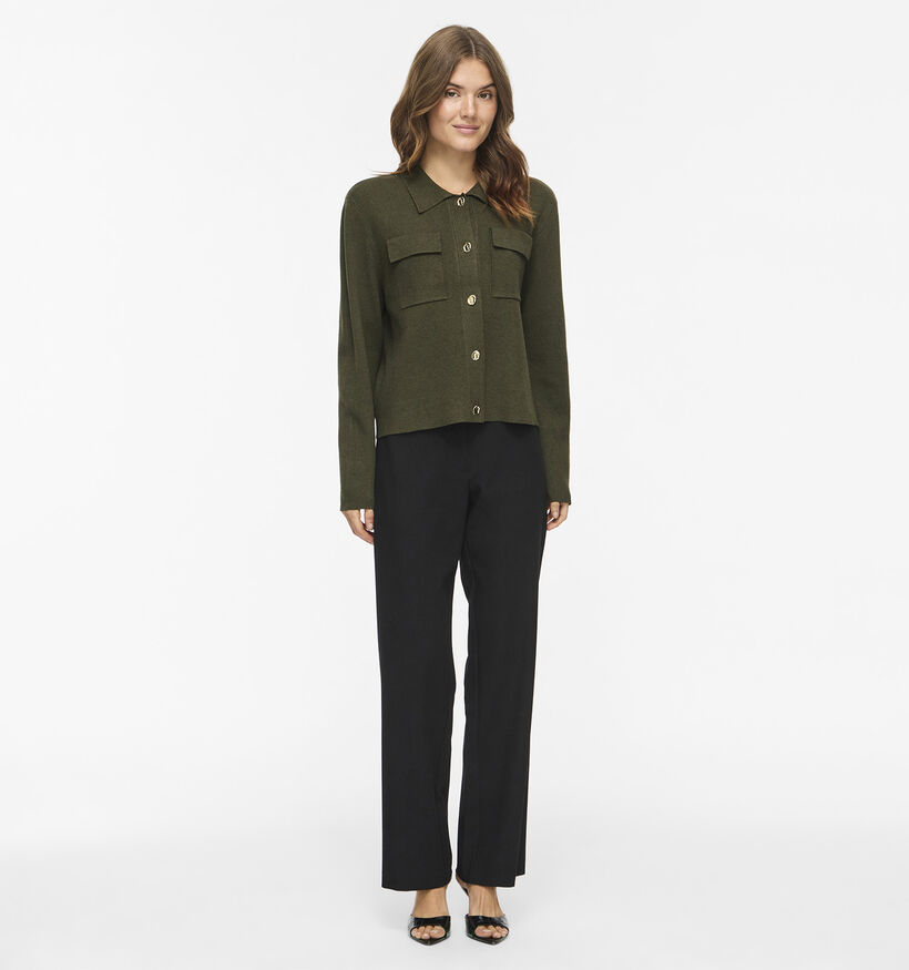 Vila Gabe Gilets en Vert fonc&eacute; pour femmes (378447)