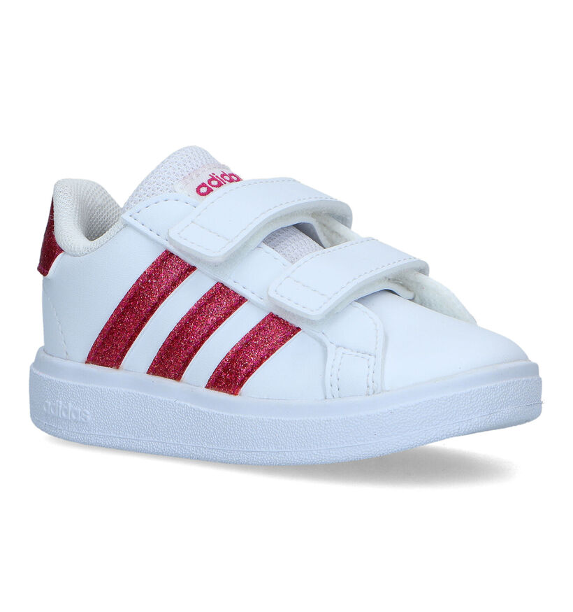 adidas Grand Court 2.0 CF Witte Sneakers voor meisjes (324673)