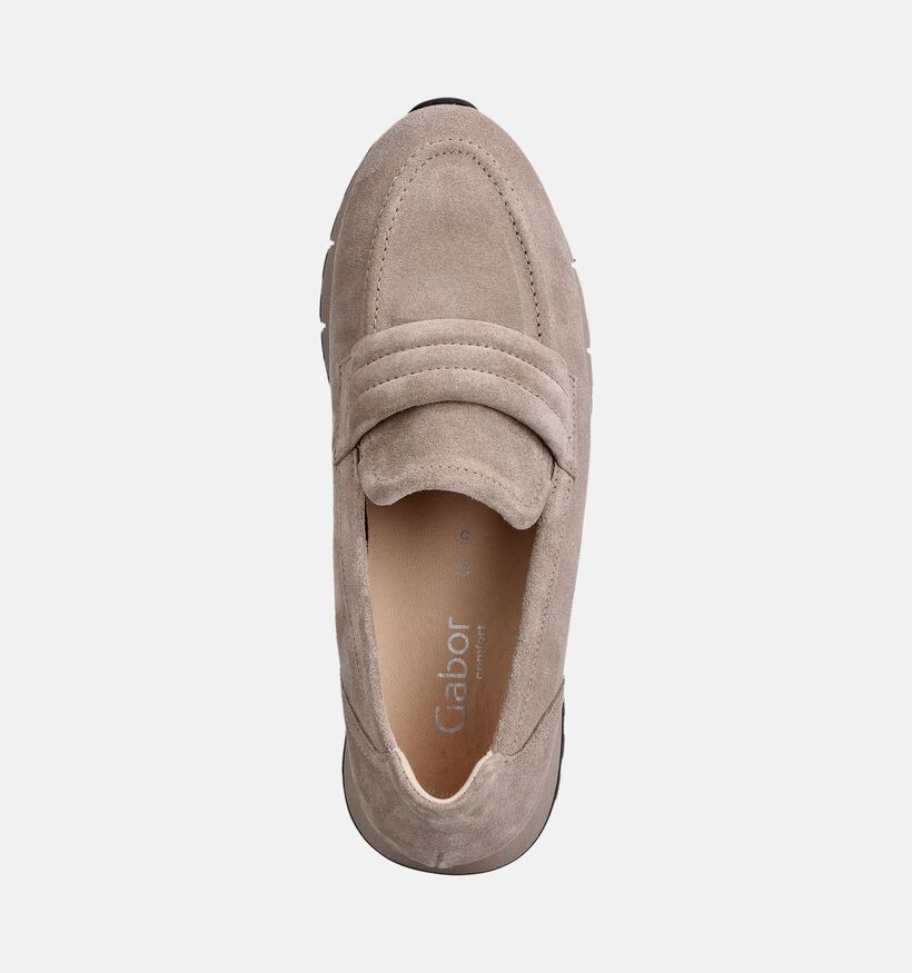 Gabor Loafers en Beige pour femmes (360287) - pour semelles orthopédiques
