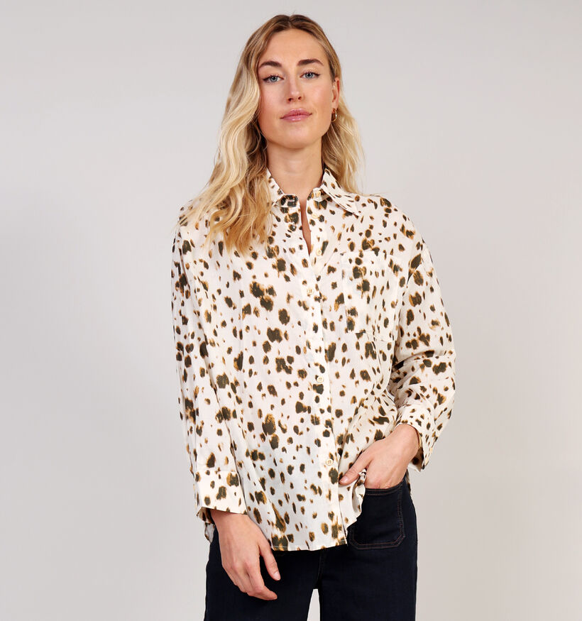 Orfeo Flint Blouse Cow Print en Ecru pour femmes (364331)