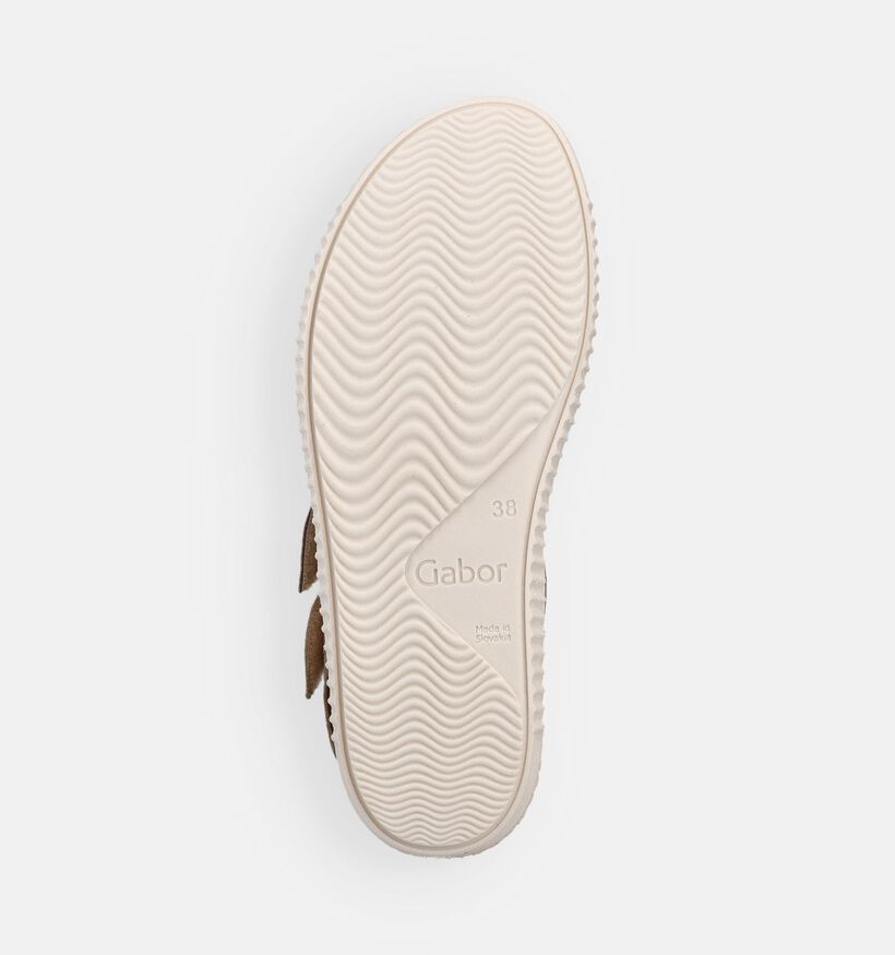 Gabor Gouden/Bronzen Sandalen voor dames (371208) - geschikt voor steunzolen