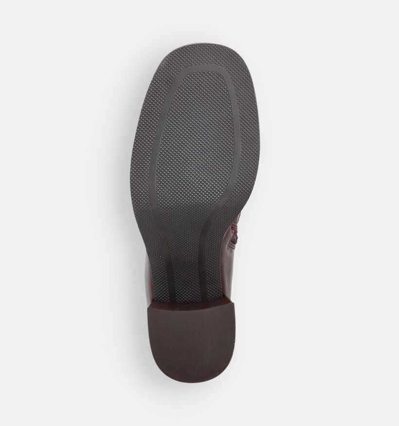 Laurent David Bottines à talons en Bordeaux pour femmes (365123)