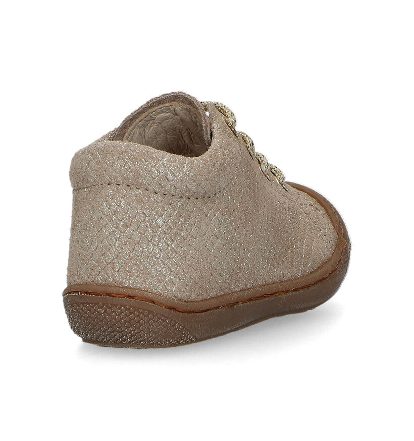 Naturino Cocoon Gouden Babyschoenen voor meisjes (331842) - geschikt voor steunzolen