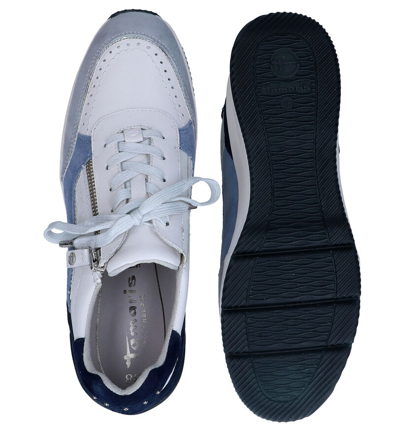 Tamaris PureRelax Witte Lage Schoenen in leer (289386)