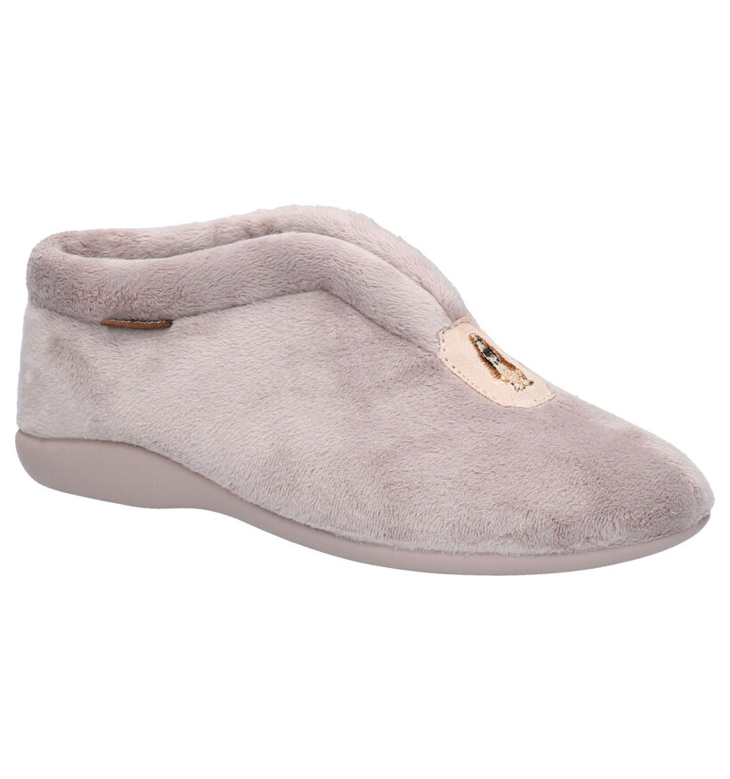 Hush Puppies Olifan Roze Pantoffels in stof (262298)