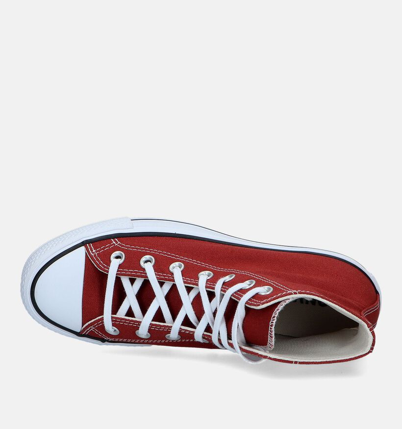 Converse Chuck Taylor All Star Lift Platform Baskets en Rouge pour femmes (327852)