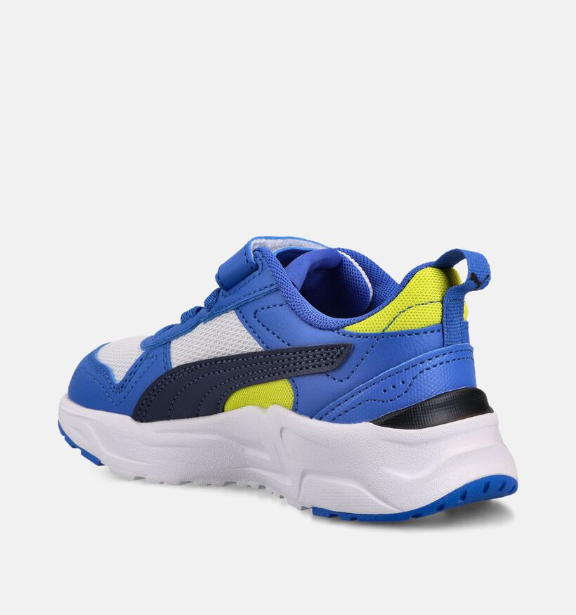 Puma Trinity 2 Baskets en Bleu pour filles, gar&ccedil;ons (366653) - pour semelles orthop&eacute;diques
