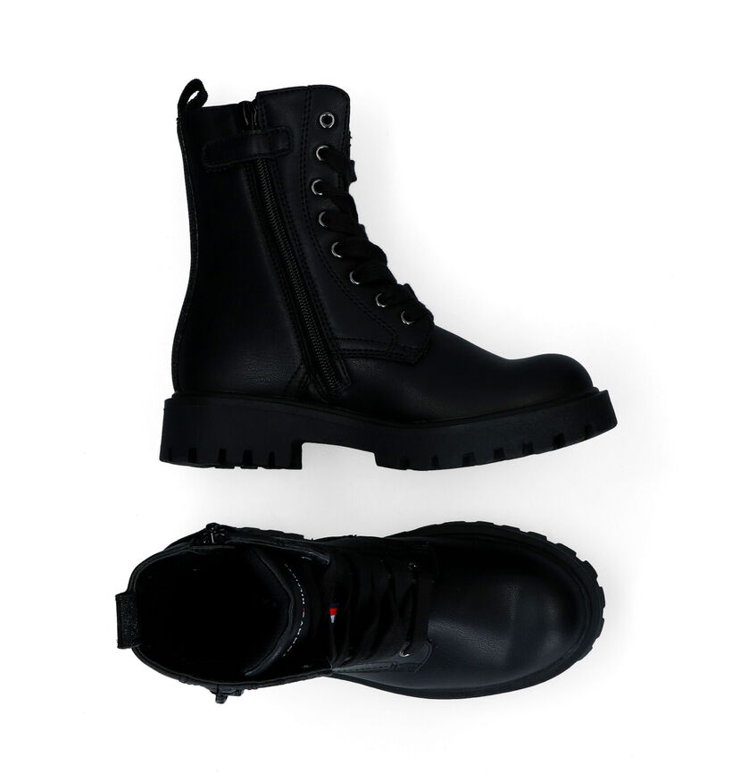 Tommy Hilfiger Bottines robustes en Noir pour filles (295382)