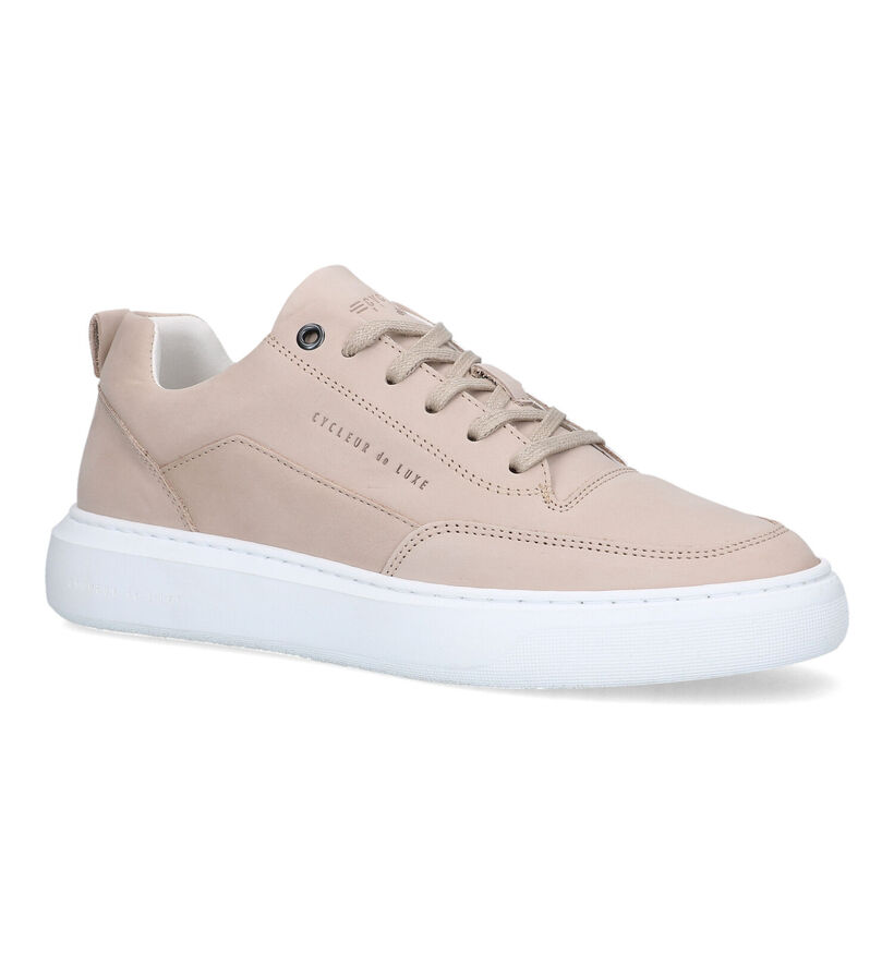 Cycleur de Luxe Roubaix Chaussures à lacets en Beige pour hommes (329147) - pour semelles orthopédiques