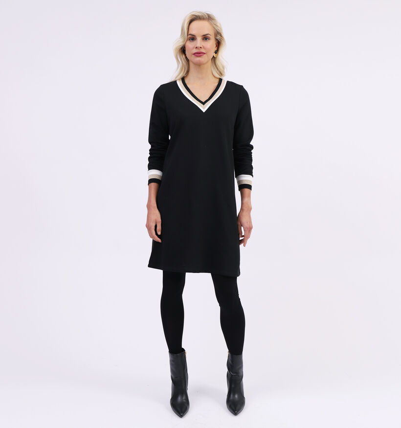 Vero Moda Nina Sweat Robe en Noir (318602)